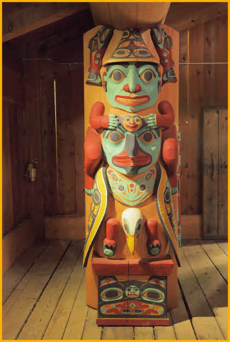 Lodge Corner Totem Pole