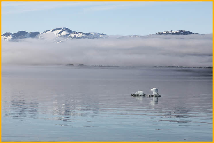 Ice Bergs in the Mist