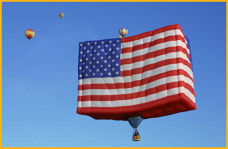Stars and Stripes in the Air