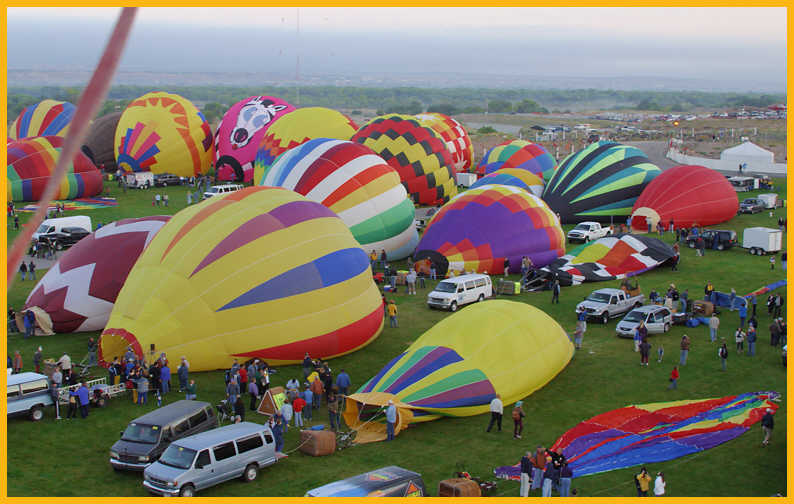 Balloons on Ground