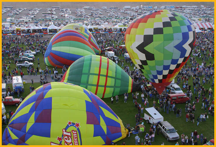 Balloons on Ground