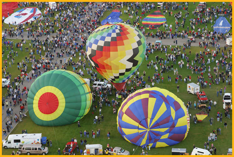 Balloons on Ground