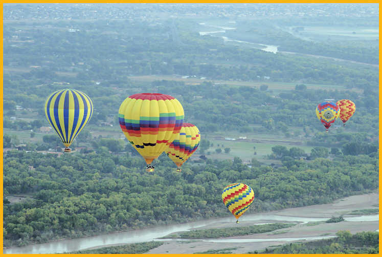Balloons in Flight