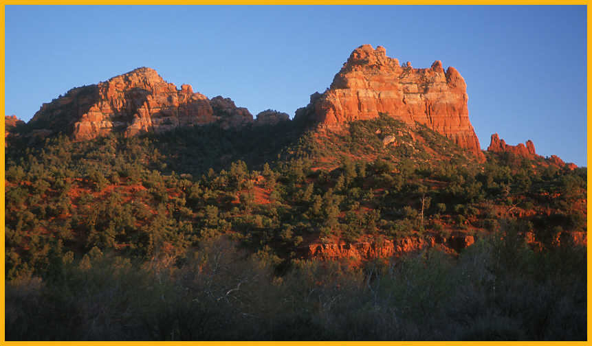 Sunset on Red Rock