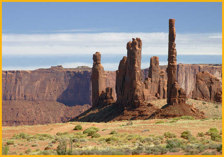 Totem Pole and Yei Bi Chei