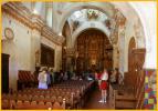 Interior of Mission San Xavier del Bac