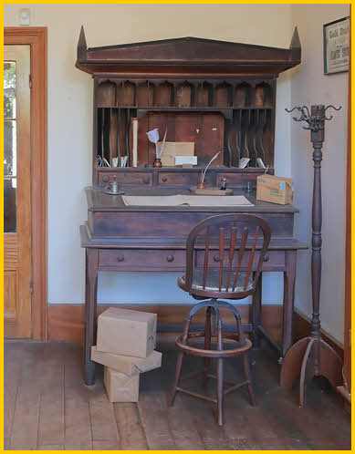 Desk in Wells Fargo Office