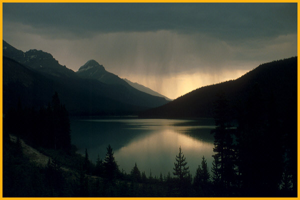 Storm at Waterfowl Lake