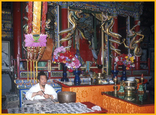 Monk, Daoist Temple