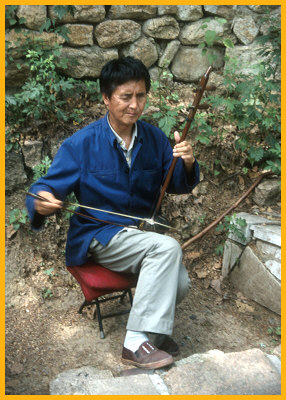 Playing Traditional Instrument