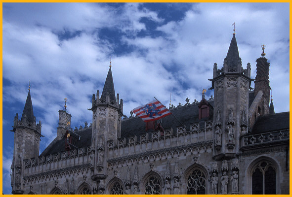 City Hall Roof Line, Brugge