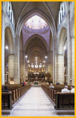 Interior of St. Bavo Basillica
