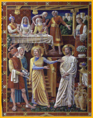 Painting in St. Bavo Basillica