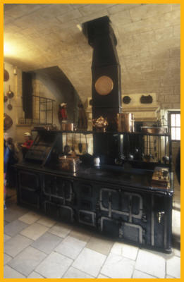Stove in Chateau Kitchen
