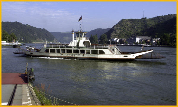 St Goar to St Goarshausen Ferry