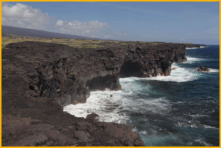 Lava Flow Meets the Sea