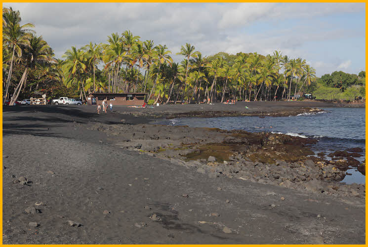 Punaluu Black Sand Beach