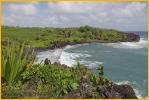 Honokalain Black Sand Beach