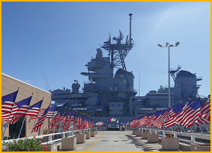 Entrance to USS Missouri