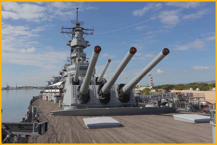 Forward 16 Inch Guns