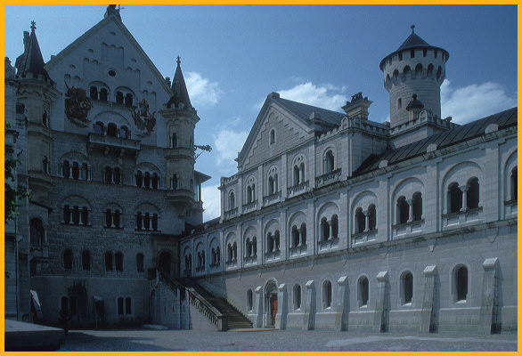 Neuschwanstein Courtyard