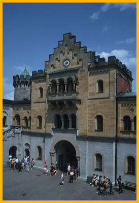 Neuschwanstein Courtyard