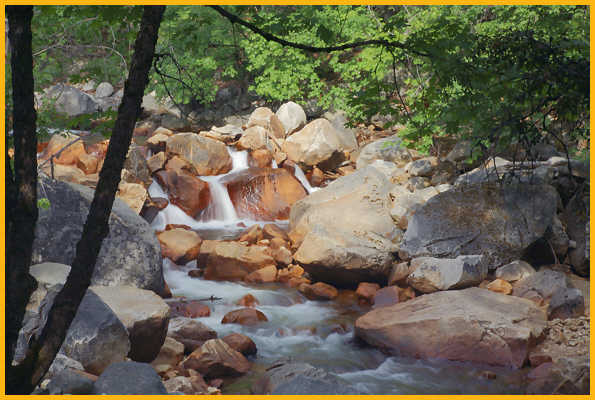 Tenaya Creek Cascades