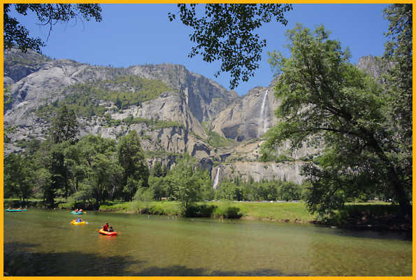 Upper and Lower Yosemite Falls