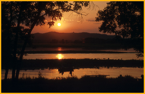Fishing at Sunset