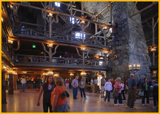 Old Faithful Inn Lobby
