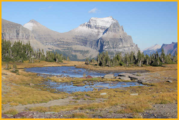 Pond and Mountain