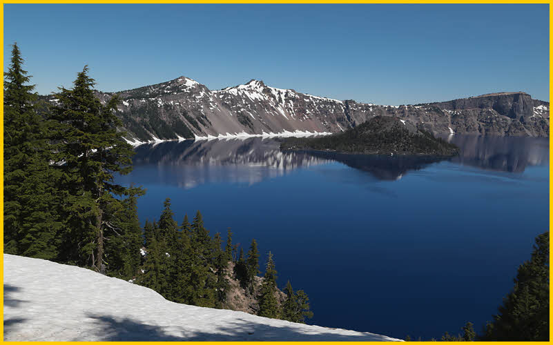 Crater Lake and Wizard Island