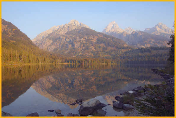 Sunrise at Taggart Lake