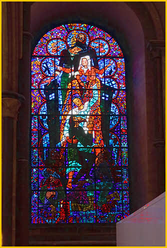 Modern Stained Glass Window