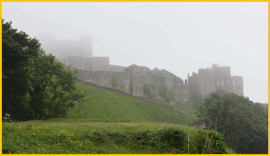 Dover Castle in Fog