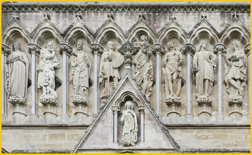 Figures Over Entrance