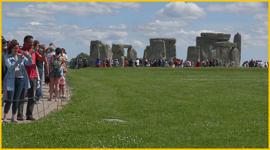 Crowds at Stonehenge