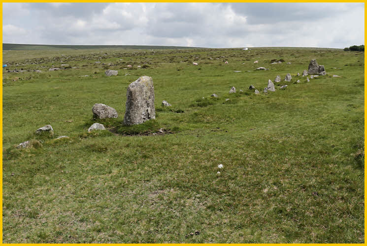 Line of Grave Stones
