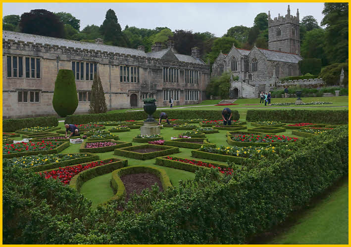 Gardens and St Hydrocs Church