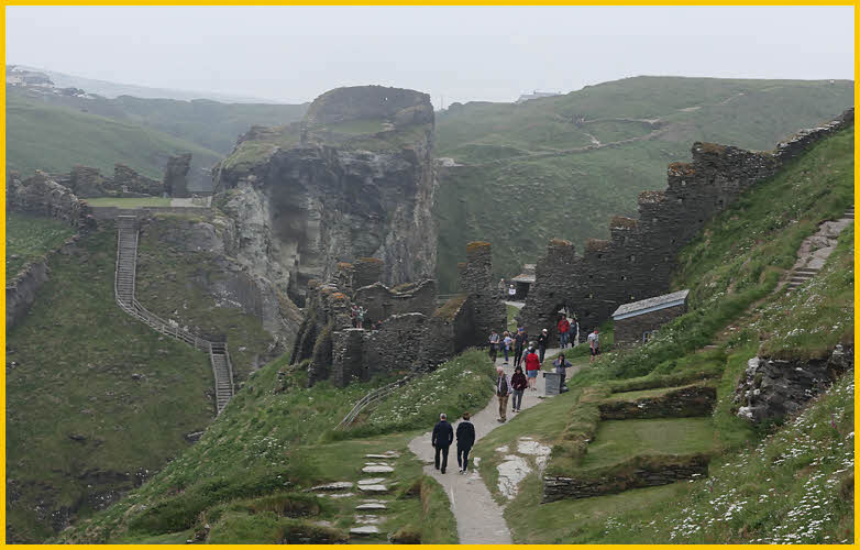 Tintagel Castle Ruins