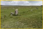 Line of Grave Stones