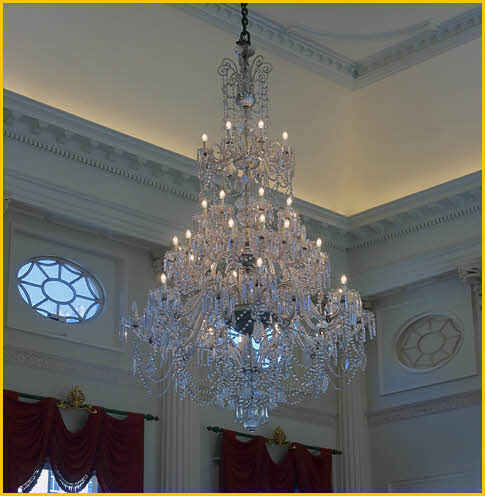 Chandelier in Pump Room