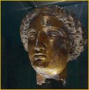 Gilt Bronzed Head
