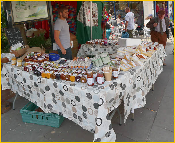 Jam and Cheese at the Street Market