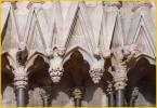 Figures above Chapter House Seats