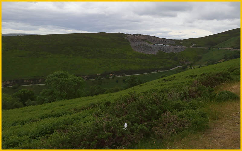 Slate Mine in Distance