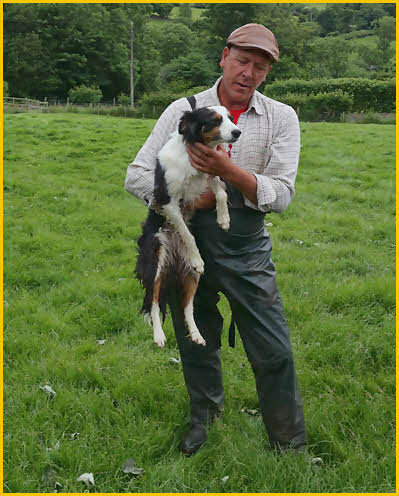 Gareth and Sheep Dog