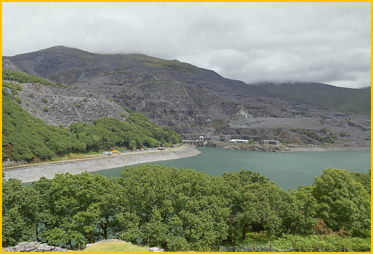 Slate Mine from Dolbadarn Castle