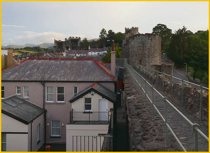 Top of Conwy City Wall