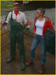 Gareth Wyn Jones and his wife Rhian